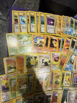 LOT OF 88 POKEMON CARDS VINTAGE WOTC SETS INCLUDING E READERS AND PIKACHU PROMO - Image 2