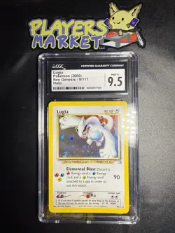 [ CGC 9.5 ] Lugia Unlimited Neo Genesis 9/111 Holo English Pokemon Card Mint+ - Image 1