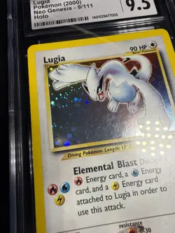 [ CGC 9.5 ] Lugia Unlimited Neo Genesis 9/111 Holo English Pokemon Card Mint+ - Image 4