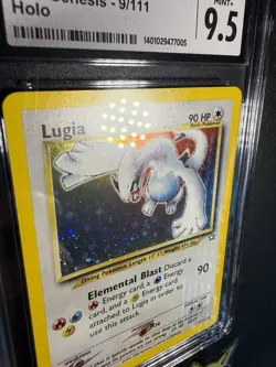 [ CGC 9.5 ] Lugia Unlimited Neo Genesis 9/111 Holo English Pokemon Card Mint+ - Image 5