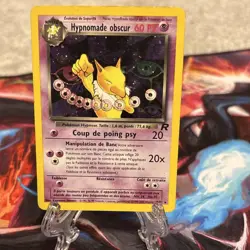 Pokemon Hypnomade obscur Team Rocket Holo Rare 26/82 French Card - Image 1
