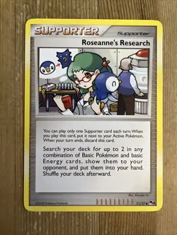 Roseanne’s Research 11/17 POP Series 8 LP Pokemon Card - Image 1