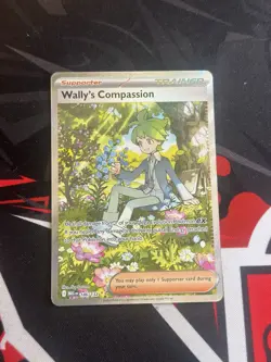 Pokemon TCG Mega Evolution Wally's Compassion Trainer Card 186/132 - Image 1