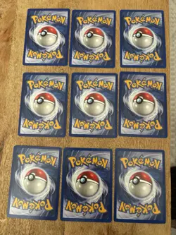 Pokemon WOTC Base Set Lot 9 Cards – Wartortle Bulbasaur Machoke Magmar + More - Image 2