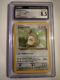 CGC 8.5 Kangaskhan 1999 Jungle 5/64 Holo Pokemon Card - Image 1