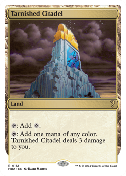 Tarnished Citadel (REGULAR) x1 - MTG Mystery Booster 2 MB2 #112 - Image 1
