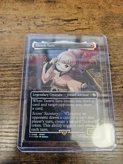 Tataru Taru (Borderless) (Chocobo Track Foil) Commander: Final Fantasy 0466 MTG - Image 3