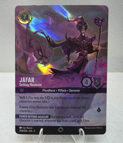 Disney Lorcana Jafar Striking Illusionist Into The Inklands 208/204 - Enchanted - Image 1