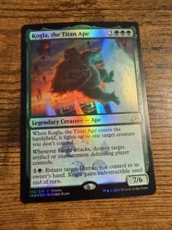 MTG Magic The Gathering FOIL Kogla the Titan Ape - Image 1