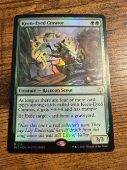 MTG Magic The Gathering FOIL Keen Eyed Curator - Image 1