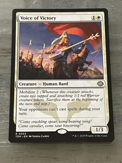 Voice of Victory - Tarkir: Dragonstorm (TDM) - EN R 0033 - Image 1