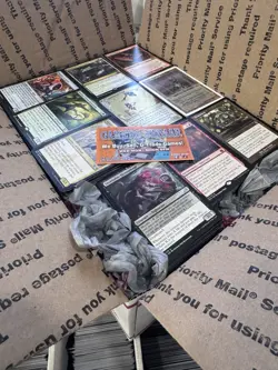 🧙17lbs+ 4200+ UNSEARCHED Magic The Gathering Bulk Lot LP/NM w/ Rares & Foils‼ - Image 1