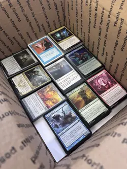 🧙17lbs+ 4200+ UNSEARCHED Magic The Gathering Bulk Lot LP/NM w/ Rares & Foils‼ - Image 3