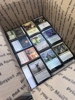 🧙17lbs+ 4200+ UNSEARCHED Magic The Gathering Bulk Lot LP/NM w/ Rares & Foils‼ - Image 4