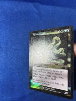 FOIL MYSTIC SNAKE LP+ Apocalypse Original mtg Magic fast shipping - Image 3