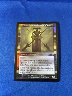 FOIL KARONA, FALSE GOD LP Scourge mtg Magic fast shipping - Image 1