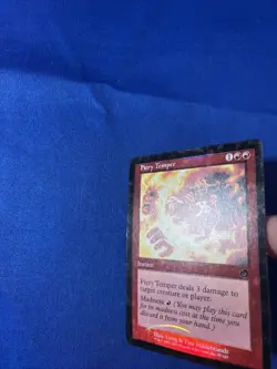 FOIL FIERY TEMPER LP+ Torment Original mtg Magic fast shipping - Image 3