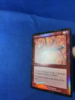 FOIL VOLCANIC HAMMER LP+ 7th Seventh Edition mtg Magic fast shipping - Image 3