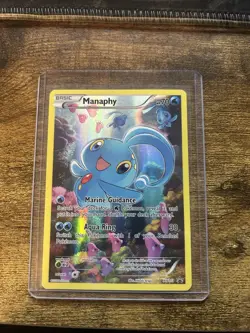 Manaphy XY113 XY Promo Holo Basic Black Star 70 HP Pokemon TCG English Card - Image 1