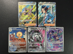 Pokemon TCG Ascending Heroes Full Art Trainer Lot Of 5 Canari, Obstagoon ETC NM - Image 1