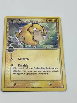Pokemon TCG Psyduck Delta Species EX Holon Phantoms 81/110 - 2006 HP - Image 2