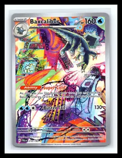 💥 Baxcalibur - Illustration Rare Holo SV02: Paldea Evolved 210/193 Pokemon 2023 - Image 1
