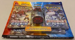 2015 POKEMON DOUBLE CRISIS TEAM MAGMA PIN 4 BOOSTER PACK BLISTER PACK SEALED - Image 3