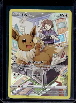 2022 Pokemon SWSH Brilliant Stars Eevee Trainer Gallery Holo #TG11/TG30 - Image 1