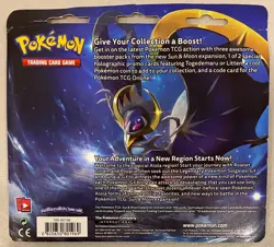 2017 POKEMON SUN & MOON BASE SET 3 PACK W/ TOGEDEMARU SM09 SEALED BLISTER PACK A - Image 2