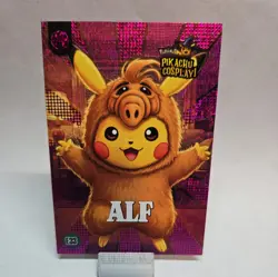 Alf (Pikachu) #E33 - Purple Holo Box Hit Electric Pikachu Cosplay - Pokemon - Image 1