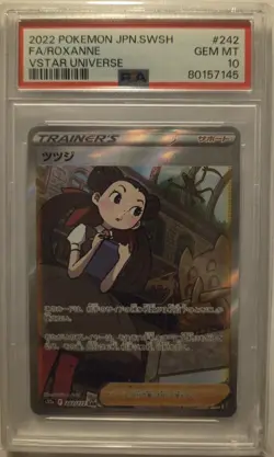 2022 Pokemon JPN SWSH FA/Roxanne VSTAR Universe #242 PSA 10 - Image 1