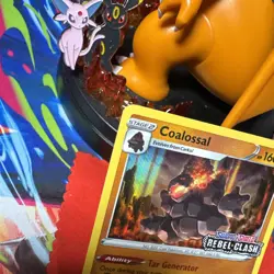 Coalossal SWSH024 -Holo STAMPED Prerelease Promo - Rebel Clash -Pokemon TCG 2020 - Image 2