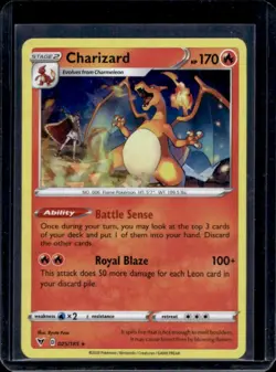 2020 Pokemon SWSH Vivid Voltage Charizard #025/185 - Image 1