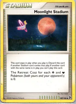 Pokemon TCG Moonlight Stadium 100/106 Great Encounters MP - Image 1