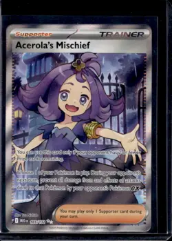 2025 Pokemon Mega Evolution Acerola's Mischief Ultra Rare #165/132 - Image 1