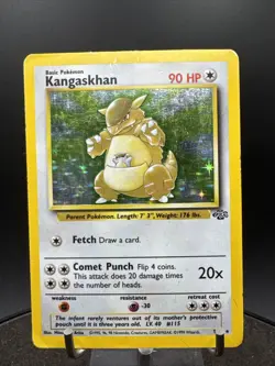 1999 Pokemon TCG Kangaskhan Jungle 5/64 Unlimited Holo Rare - Image 1