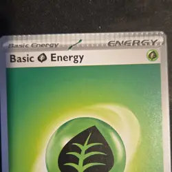 Pokemon Basic Grass Energy MISCUT/CRIMPED "Bag of Grass" - Image 1