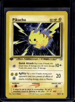 2000 Pokemon Neo Genesis 1st Edition Pikachu #70/111 - Image 1