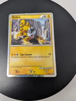 2010 POKEMON HG & SS RAIKOU HOLO PROMO HGSS19 - Image 4