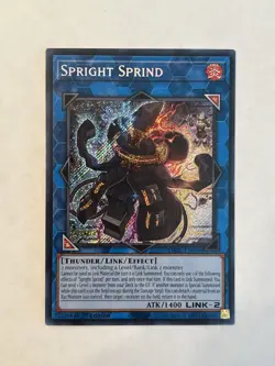 Yu-Gi-Oh! TCG Spright Sprind Darkwing Blast DABL-EN048 1st Edition Secret Rare - Image 1