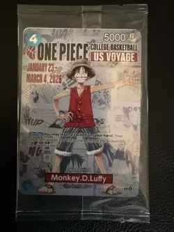 Monkey.D.Luffy (055) (College Basketball US Voyage) P-055 One Piece Promotion - Image 2