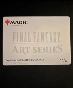 MTG - Sephiroth, Fabled SOLDIER Art Card Art Series: Final Fantasy - Image 2