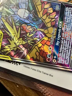 Sealed Moltres&Zapdos&Articuno GX Full Art Pokemon Card, Black Star Promo, SM210 - Image 5