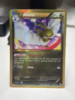 Pokemon TCG Altaria Boundaries Crossed Holo Card 152/149 Secret Rare (NM) - Image 1
