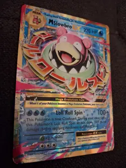 Pokemon TCG M Slowbro EX Mega XY Evolutions Ultra Rare Holo Card 27/108 NM - Image 1