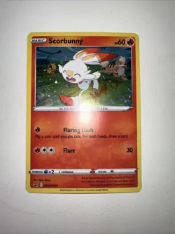 Scorbunny - (Cosmos Holo) SWSH244 SWSH: Sword & Shield Promo Cards Holo - Image 2