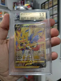 Pokemon Card PSA BGS 9.5 ZACIAN V GOLD Secret Holo 211/202 Sword & Shield - Image 1
