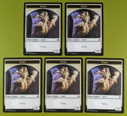 5 Spirit Token Khans of Tarkir Magic the Gathering MTG 5 - Image 1