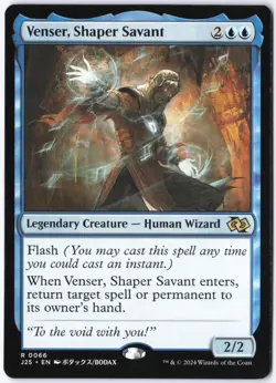 Venser, Shaper Savant (Anime) R Foundations Jumpstart 66 LP - Image 1