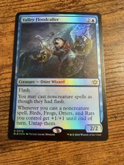 MTG Magic The Gathering FOIL Valley Floodcaller - Image 1